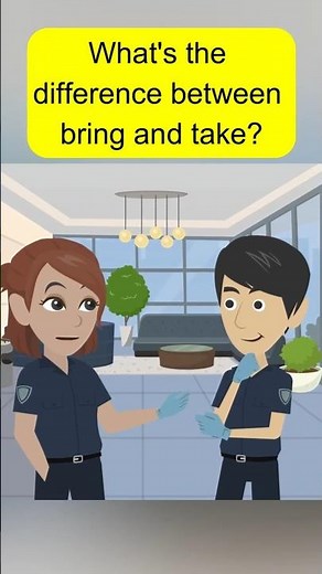 Bring vs Take | What’s the Difference? | Easy English Learning Shorts