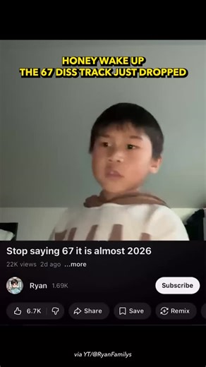 NextShark on Instagram: "someone sign this lil kid⁠ ⁠ 📽️Video by: Gabe Jung⁠ 🤳Click our linkinbio to sign up to our daily newsletter.⁠ ⁠⁠ 📰Follow us for the latest Asian News @NextShark⁠ ⁠ ⁠ ⁠ #news #reel #sixseven #67 #disstrack #ryan #youtube #rap #meme"
