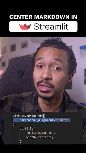 How to center title, captions and markdown text in Streamlit 1.52+ ?