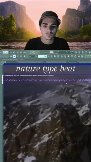 10k likes and I’ll cook up in Yosemite 🌲🏔️🔥 #nature #undergroundmusic #producertok #flstudio #sample