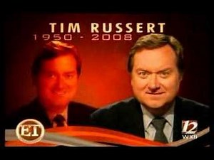 TIM RUSSERT FUNERAL son LUKE gives moving EULOGY 6-18