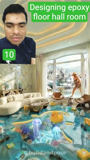 satisfying #resinfloor #epoxy epoxyresin lifeisbutadream #ai facts amazingfacts art shorts reels