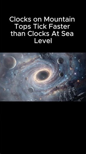 Clocks on Mountain Tops Tick Faster than Clocks At Sea Level