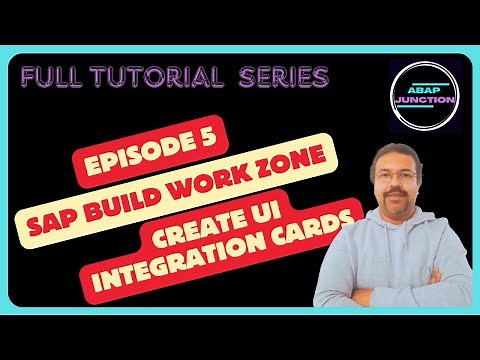 2.5 SAP Build Work Zone - UI Integration Cards - Part 1 Creation