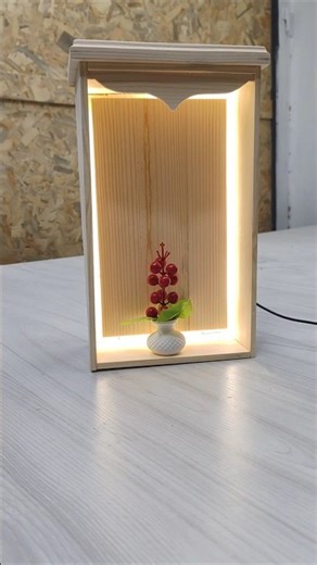 wooden lighting box Making #diy #carpentry #woodworking