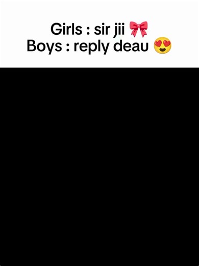 Girls : sir jii 🎀 Boys : reply deau 😍 #unfrezz_my_account #follow_me_like_me_comment_me_repost_me_febret #tiktok_saport #freefire_lover #foryou..♡