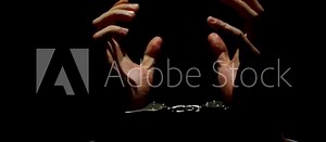 Shrouded Guilt. The Haunting Desperation of a Handcuffed Businessman, Clad in Darkness, Conveying a Raw Mix of Sin, Innocence, and Utter Hopelessness.
