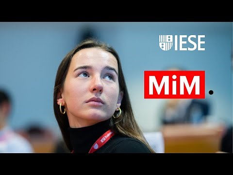 Master in Management Program. IESE MiM.