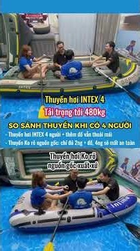 Phân biệt thuyền hơi INTEX chính hãng - Series SEAHAWK 4