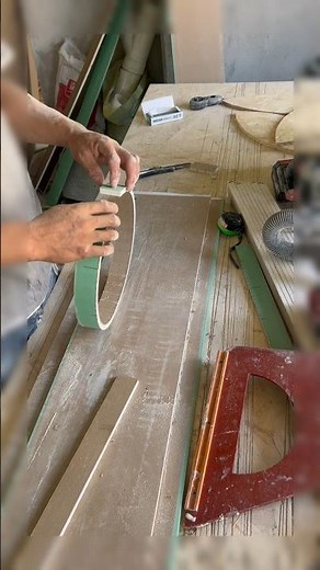 Professional Gypsum Ceiling Installation – Cutting and Shaping to a Perfect Circular Design!