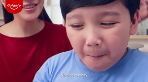 With Colgate Maximum Cavity Protection, ready ang ngipin sa favorite niyang pagkain! Ngiping Matibay, Ngiping Palaban!💪 (vs non-fluoride calcium carbonate toothpaste, with regular use) C0060P080124C | Colgate