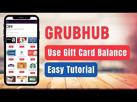 How to Use GIft Card Balance on Grubhub !