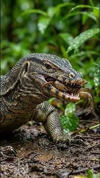 Giant Asian Water Monitor: The World’s Second Largest Lizard!