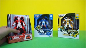 三个Tobot变形金刚机器人玩具