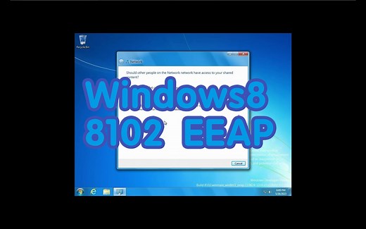 【系统分享】Windows8 Build 8102 EEAP拆弹+展示