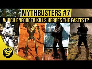 Which Enforcer can kill heroes the fastest? - Battlefront 2 Mythbusters #7