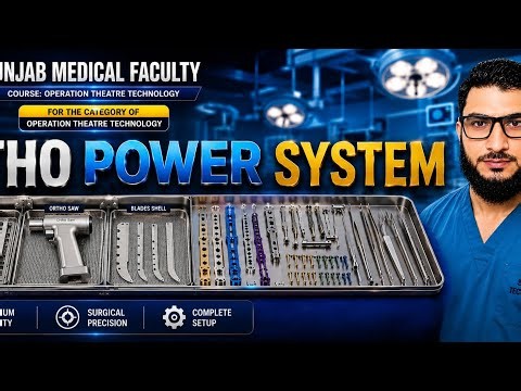 Advanced Ortho power saw and power drill system complete information in this vedio
