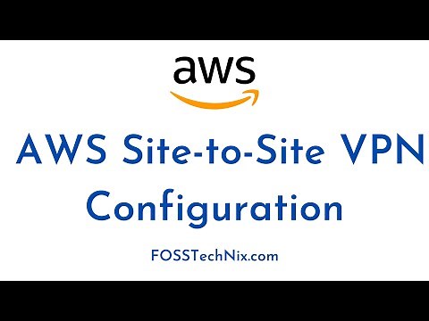 AWS Site-to-Site VPN Configuration Step by Step | Virtual Private Gateway and Customer Network | AWS