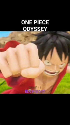 ONE PIECE ODYSSEY。初めての戦闘👍強い😎 #shorts #onepiece #ワンピース #games #rpg #ゲーム #anime