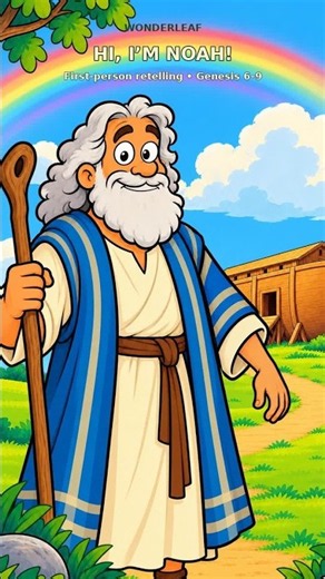 Hi, I’m Noah! | The Ark and the Rainbow | Bible Story for Kids