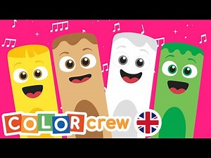 Toddler Learning Video | Color Crew - All Colours | @BabyFirst Learn Colors, ABCs, Rhymes & More ​
