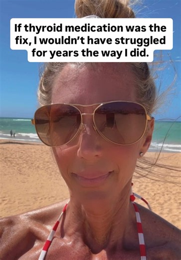 I did everything “right.” I took my meds. I followed the instructions. I trusted that once my labs were in range, I’d finally feel like myself again. But I was still freezing. Still exhausted and waking up tired. Still thinking about my weight every single day. Still pushing through workouts on fumes. And the most frustrating part? My labs were “fine.” So I started questioning myself. Maybe this is just aging. Maybe this is just stress. Maybe this is just how my body is now. Deep down, I knew so