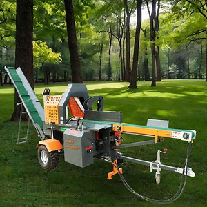 [Hot Item] 20t Hydraulic Log Processor for Firewood and Timber Cutting