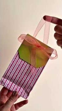 DIY Gift Bag Wrapping Tutorial 🎁 Easy Handmade Craft