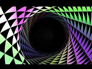 Hypnotic Twisted Tunnel Loop – Relaxing Visualizer (15 Minutes)