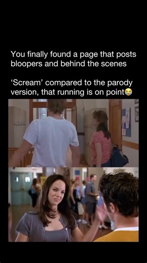 Bloopers and Behind The Scenes on Instagram: "When Scream changed horror, Scary Movie changed comedy. Released in 2000, the Wayans brothers took the entire slasher boom — especially Scream — and turned it upside down. Every iconic moment was exaggerated, twisted, and pushed to absolute chaos, creating one of the most memorable parody films ever made. #movie #scream #parody"