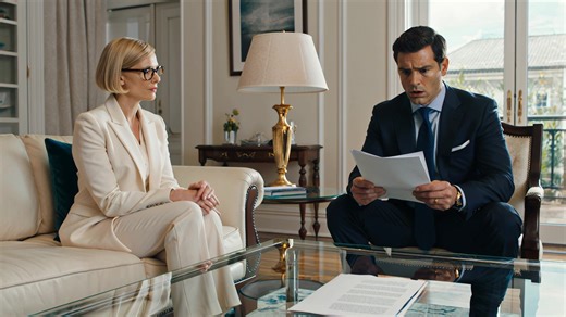 The silence in the room was thicker than the contract in Nathan’s hands. He stood there in his navy suit, tossing a folder of divorce papers onto the table like he had already won. He expected tears. He expected begging. He expected Amelia—his graceful, loyal wife—to crumble. But Amelia didn’t cry. She didn’t even flinch. Instead, she looked him straight in the eye and said calmly, “I’ve known about Michelle for six months. I was just waiting.” Nathan froze. His wife wasn’t blindsided. She wasn’