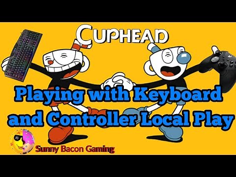 How to Play Cuphead 2 Players (Keyboard and Controller on PC) and Cuphead Intro Song | Cuphead