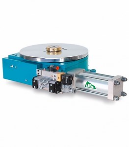 Pneumatic rotary tables