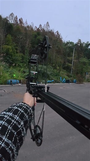 First person experience of 40 consecutive steel ball composite bow #compound bow