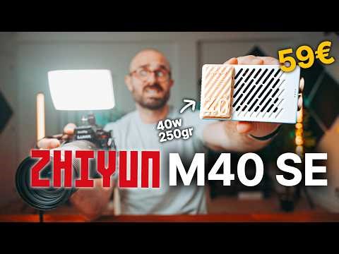 This 40W LED spotlight is GOOD and CHEAP… Zhiyun M40 SE