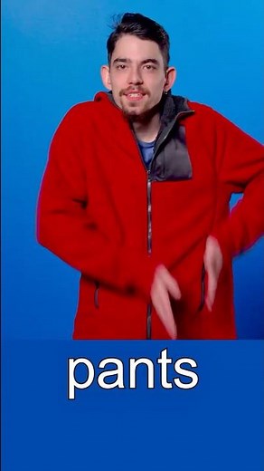 ASL sign for Pants #learnsignlanguage #signlanguage #aslclass