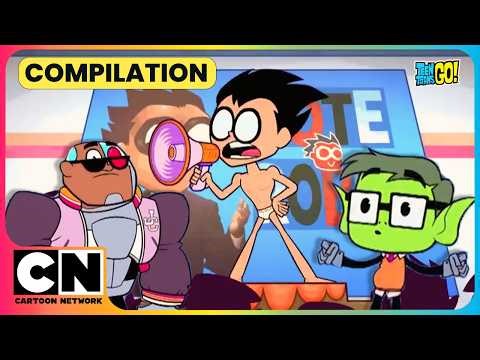 Titans got detention, Robin talked politics 💀| Teen Titans Go💝| Kids Cartoon✨| ‪@cnindia‬ ​