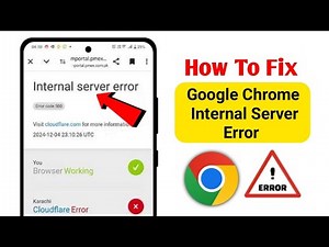How To Fix Google Chrome Internal Server Error 500 | Fix Error Code 500 in Google Chrome