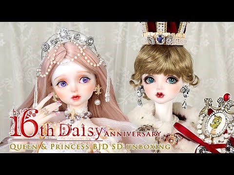BJD Angell Studio 16th Anniversary 'DAISY Queen & Princess' unboxing 구체관절인형 엔젤스튜디오 개봉후기 球体関節人形開封(4K)