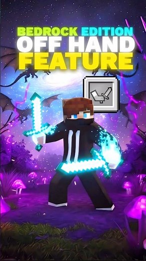Minecraft Bedrock Edition Off Hand Feature Full Details
