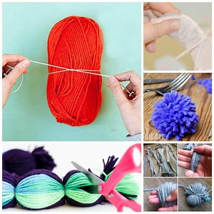 How to make a Pom Pom 7 Techniques - Red Ted Art - Kids Crafts