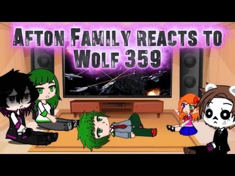 Afton Family reacts to Wolf 359 (Full Battle) | Izuku Afton AU | Gacha Club Reaction