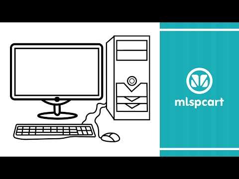 How to Draw a Desktop Computer Easy | How to Draw Computer Step by Step | Computer Drawing for Kids