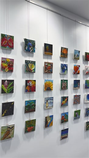 Orange County Library System on Instagram: "OCLS is honored to display The One Hundred Moments project, on loan from The Society of American Mosaic Artists! ✨ This is the sixth season of the project, a non-juried collection of work showcasing the diverse techniques and creativity of the mosaic artists. 👣 To learn more about the artists and view the rest of the pieces, stop by the third floor of the Orlando Public Library. Then, visit Local Wanderer partner @polasekmuseum to view The Society of 