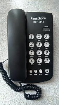 Funcionamiento teléfono panaphone KXT - 3014