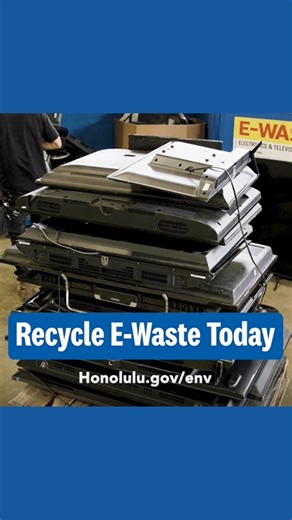 Honolulu ENV | It’s International E-Waste Day! The purpose of International E-Waste Day is to raise awareness about the growing problem of e-waste and to... | Instagram
