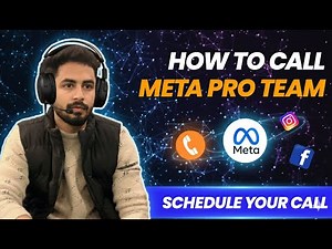 How to Call Facebook Support | Schedule Call with Meta Pro Team 2025 Tutorial