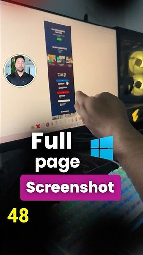 Take Full Webpage Screenshot in Two Seconds 😍 | #shorts #pctips