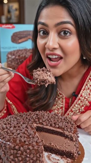 ₹-300 VADILAL CHOCOLATE🍫 CHIPS ICE CREAM CAKE(india)