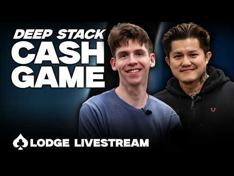COREY EYRING Plays DEEP STACK Poker! | Lodge Live Stream